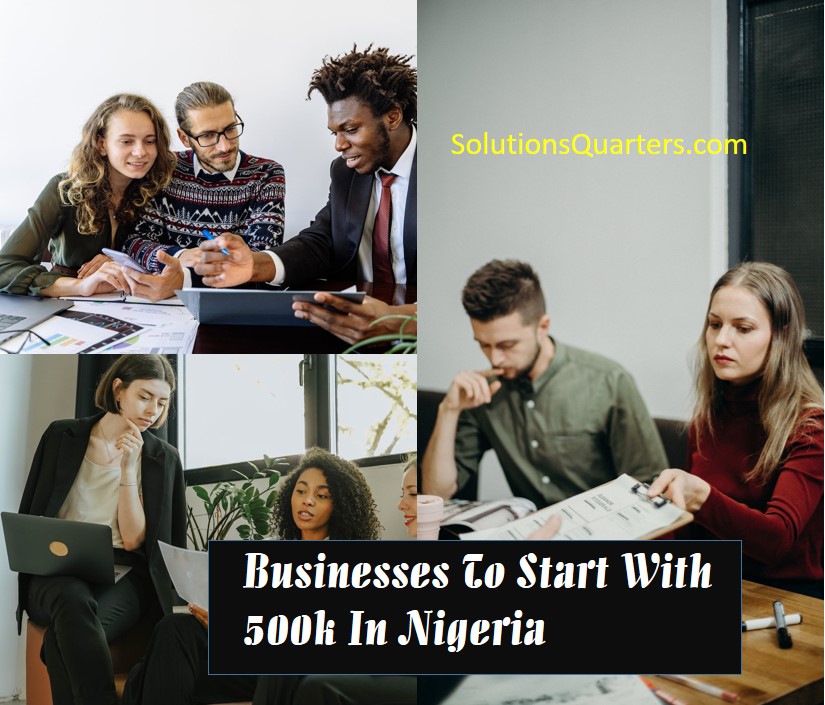 Business to start with 500k