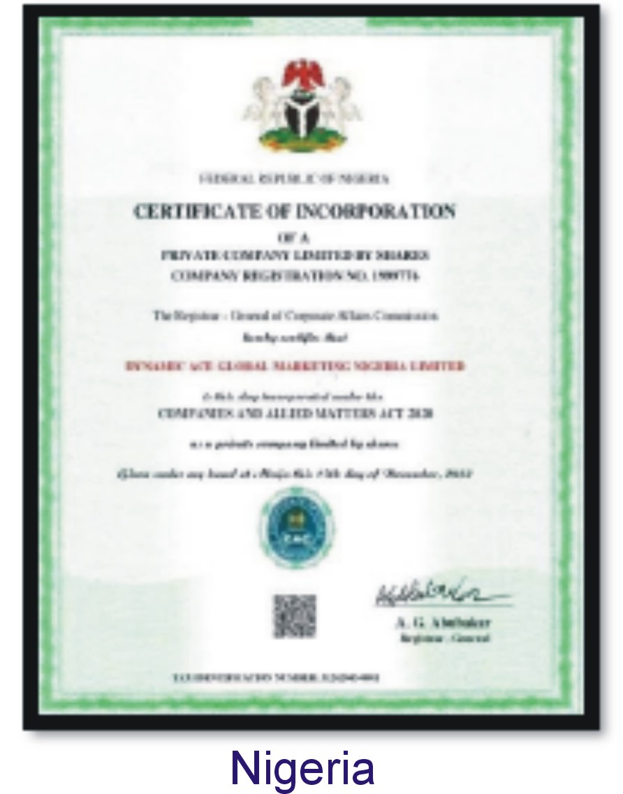dynace global nigeria registration corporate affairs commission