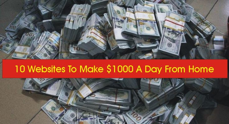 10 websites to make 1000 a day from home in nigeria
